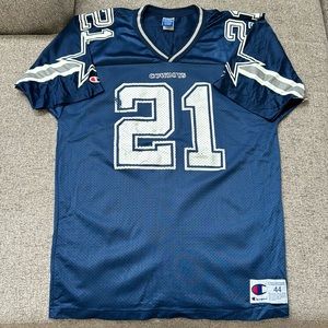 Vintage Champion NFL Dallas Cowboys Deion Sanders Men’s Jersey Sz 44